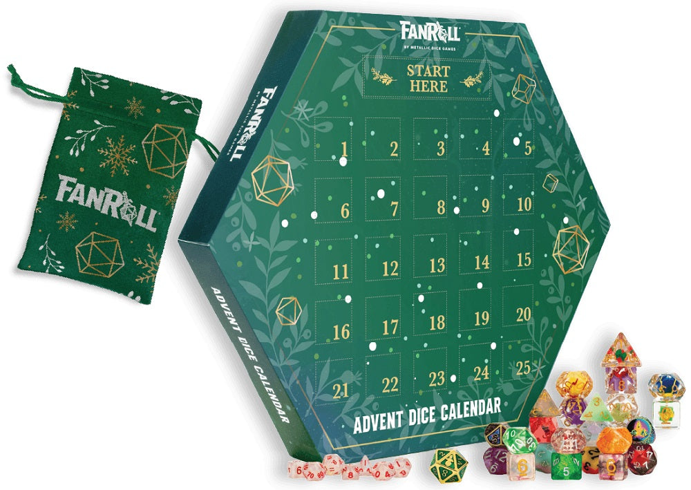FanRoll Holiday Dice Advent Calendar 2025