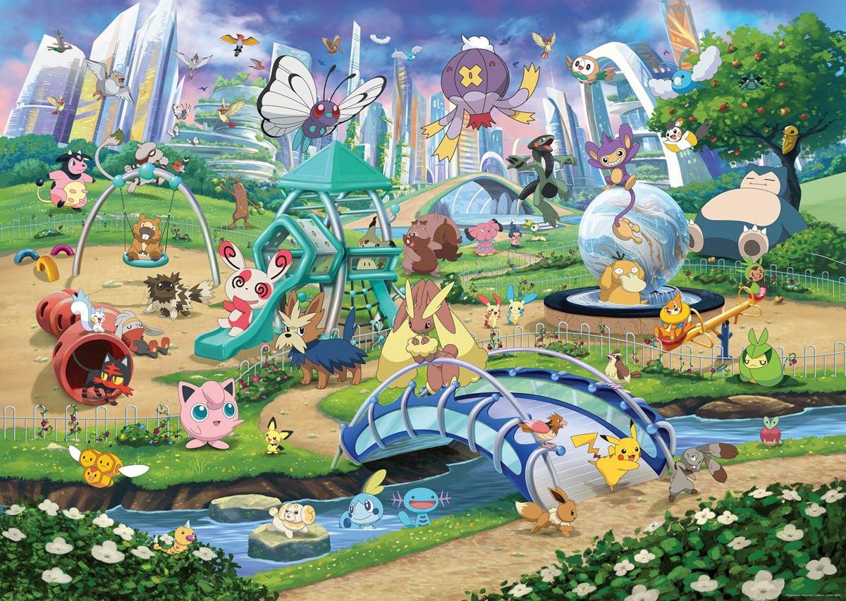 Pokemon Breakout #1 (Eeeve, Park) 1000 Piece Puzzle