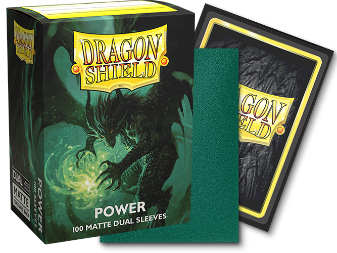 Dragon Shield Sleeves Duel Matte Green Power 100ct