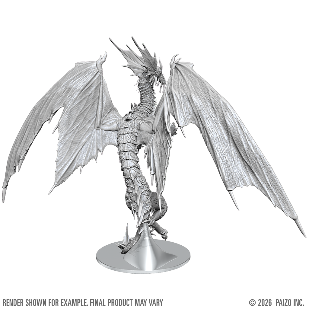 PF Unpainted Minis Adult Mirage Dragon Boxed Miniature