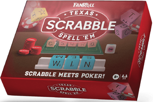 Scrabble Texas Spell 'EM Fanroll/Hasbro