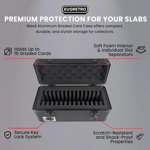 ER 15-Slab Case Individual Slot With Handle Black