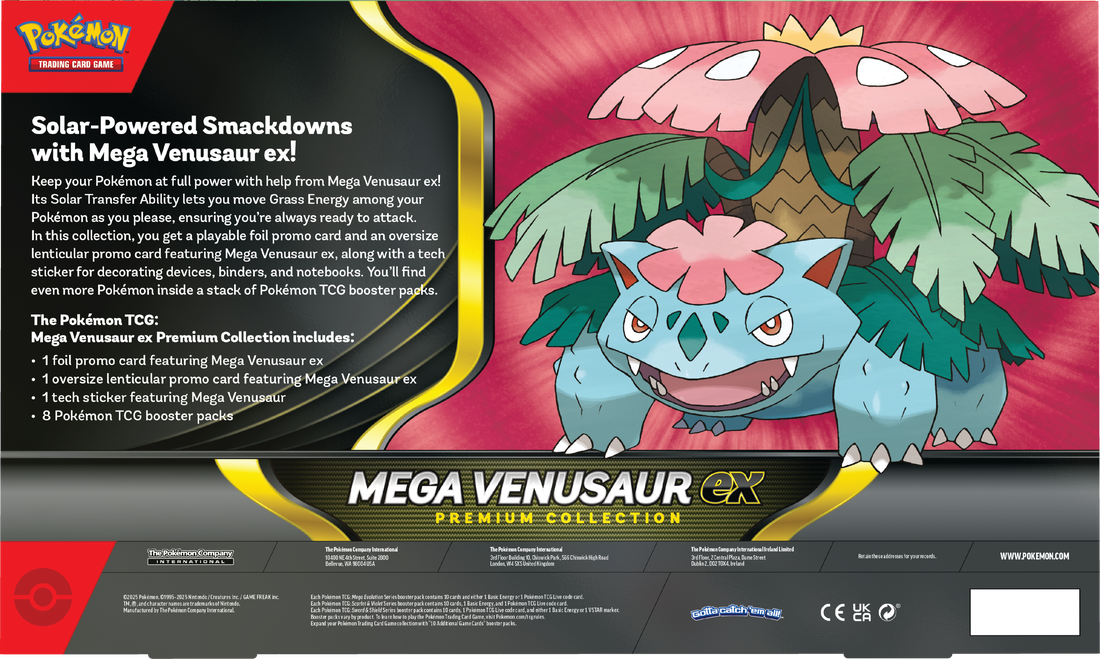 Pokemon Mega Venusaur Ex Premium Collection Limit 12