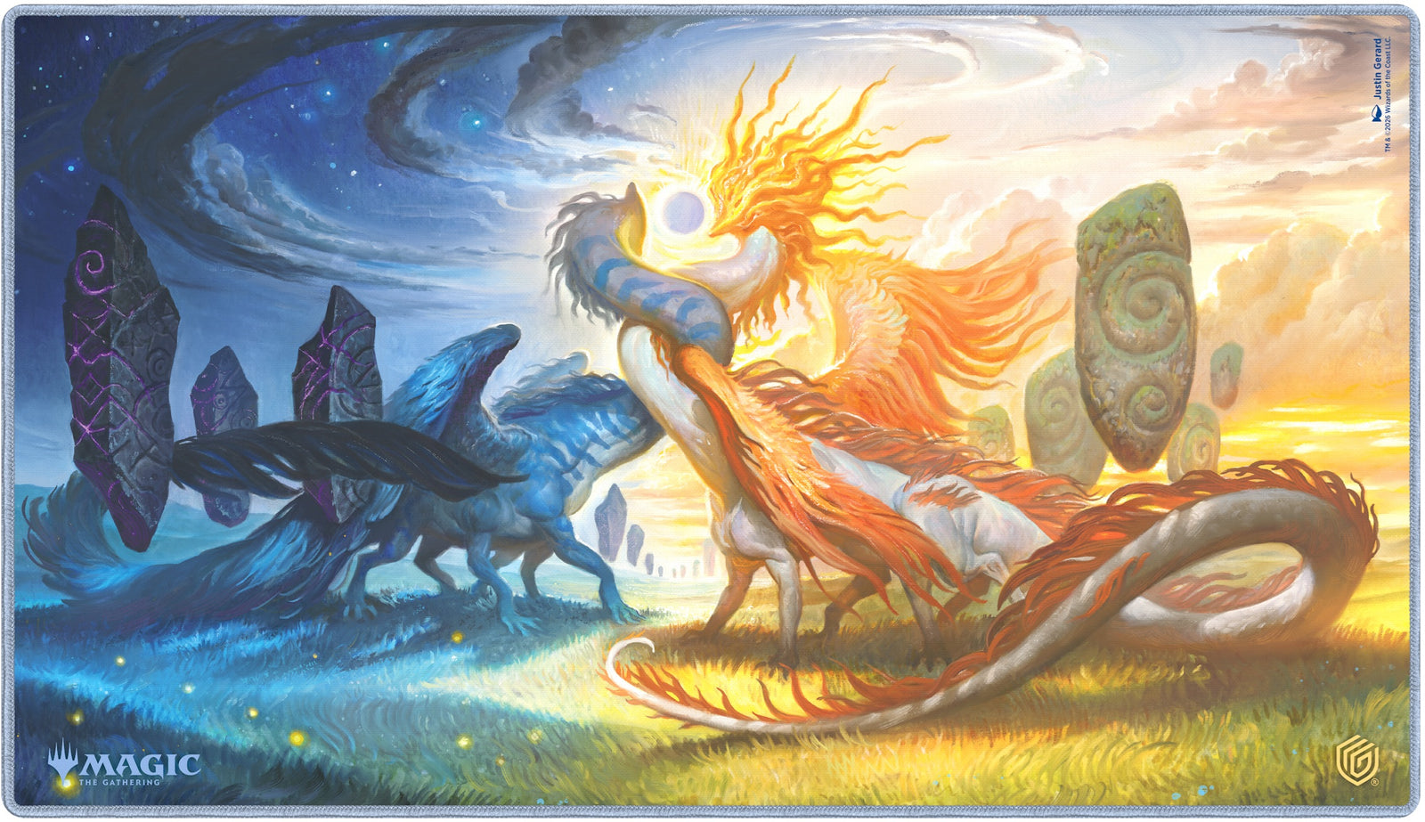 UG Playmat MTG Lorwyn Eclipsed - Green Mythic