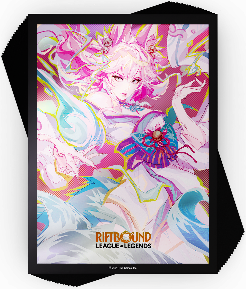 Riftbound: League of Legends TCG Spiritforged Art Sleeves Spirit Blossom Ahri 100ct