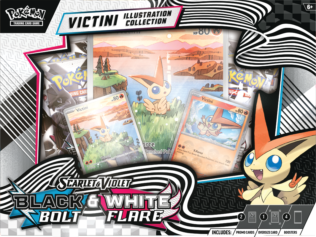 Pokemon Unova Victini Illustration Collection Limit 6