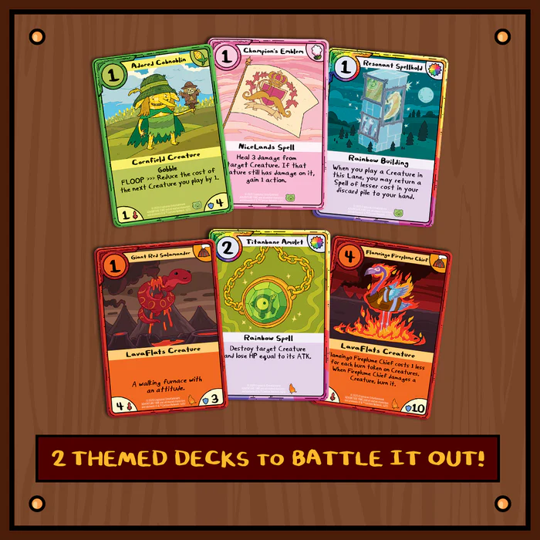 Adventure Time Card Wars Collector's Pack Flame Princess Vs Fern