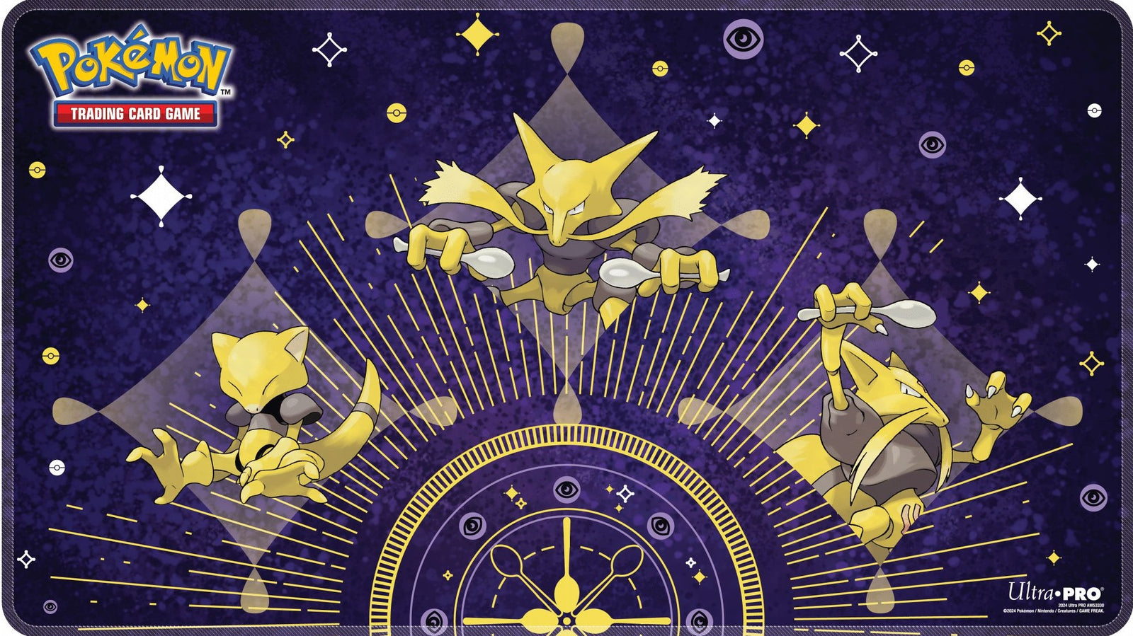 UP Playmat Pokémon ABRA Evolutions White Stitched