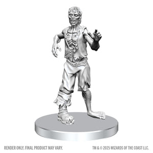 DND Unpainted Minis WV28 Classic Vampire & Classic Zombie
