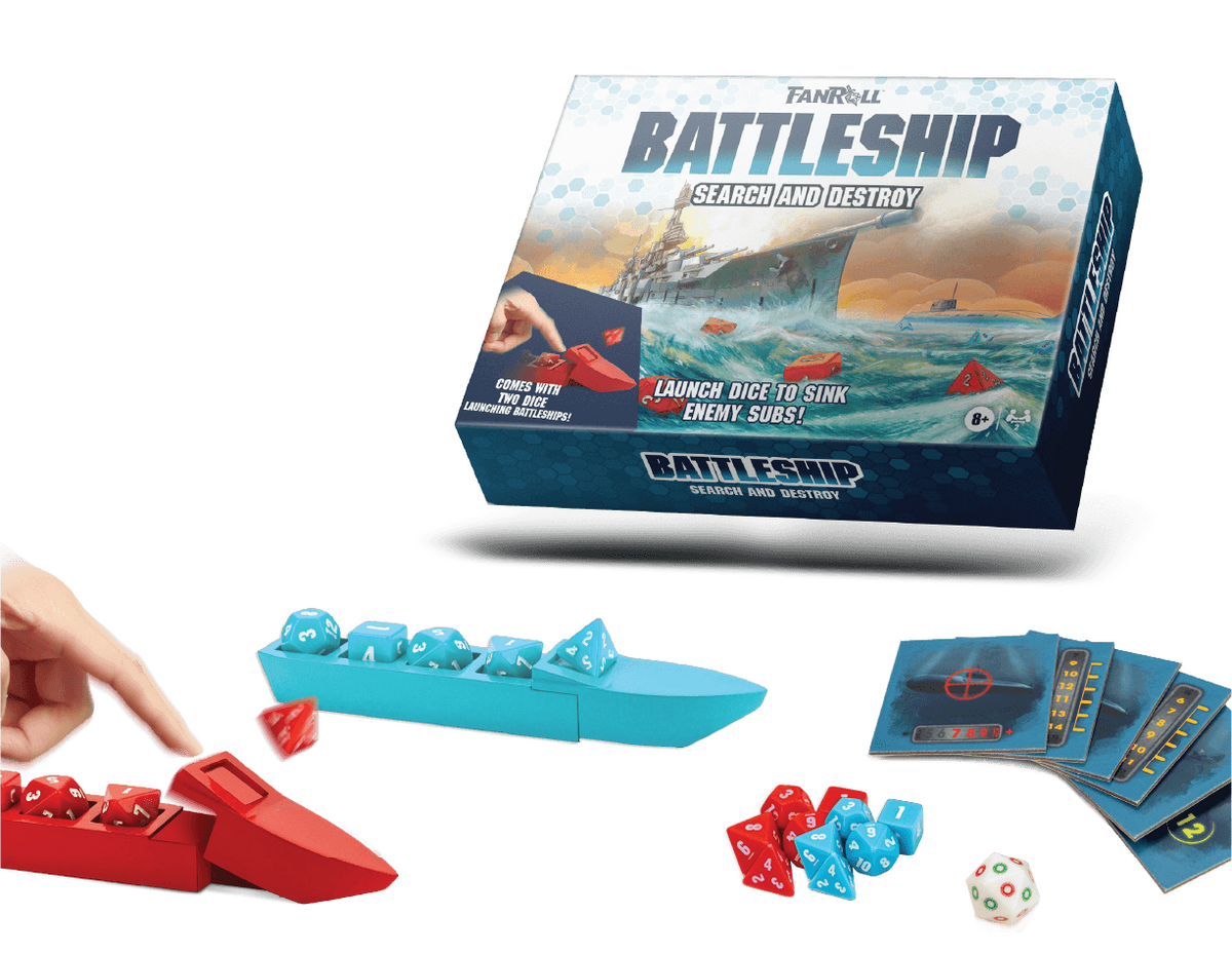 Battleship Search and Destroy Fanroll/Hasbro