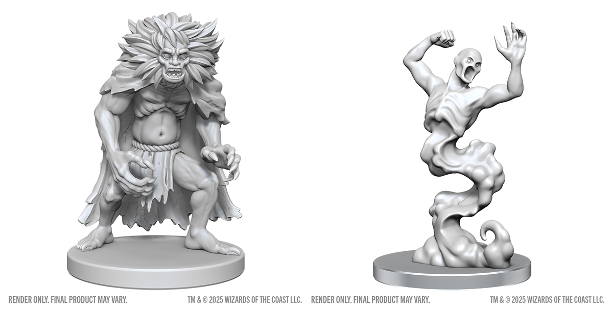 DND Unpainted Minis WV28 Classic Wight & Classic Wraith