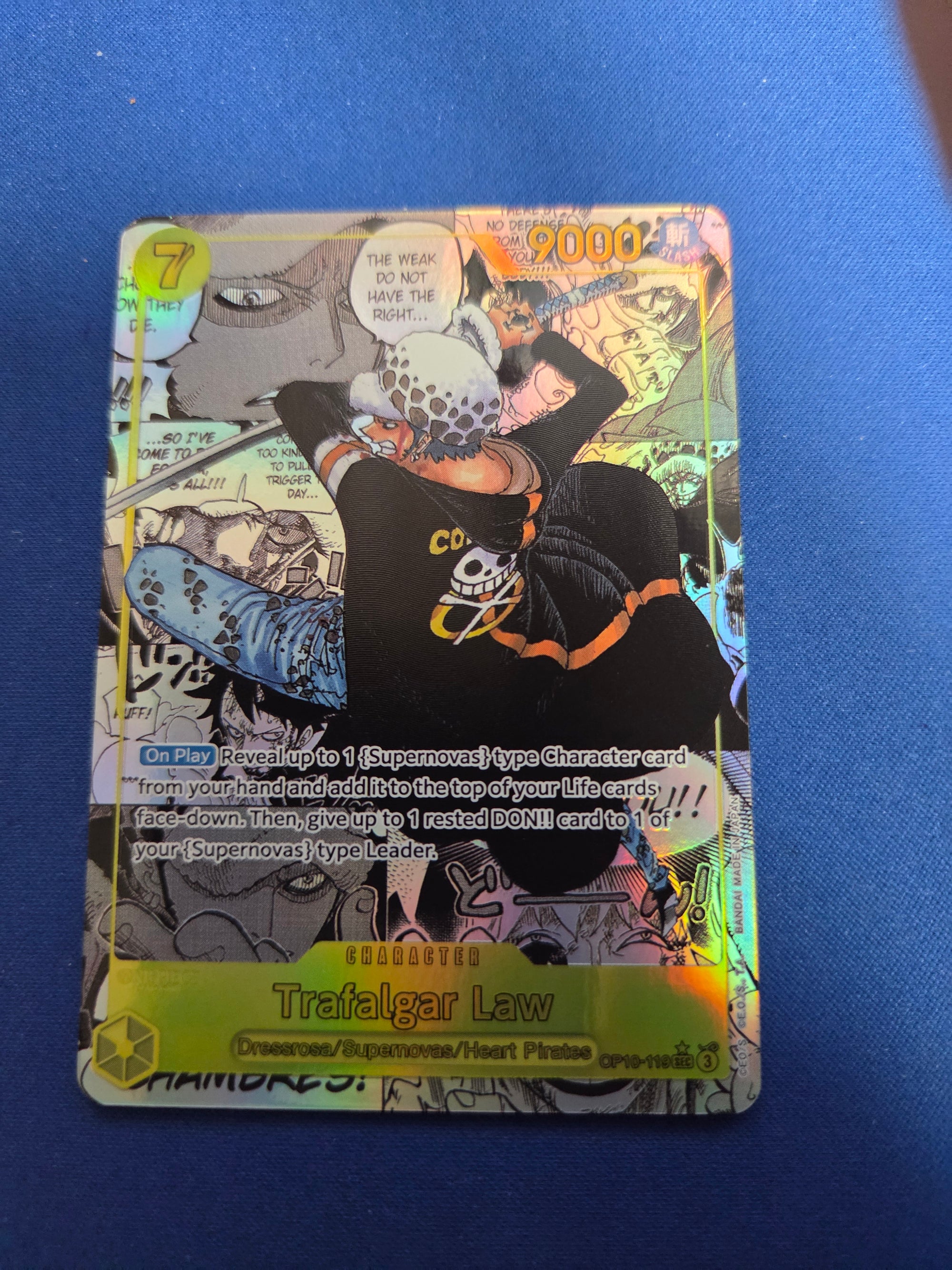 Trafalgar Law (119) (Manga) (OP10-119) - Royal Blood Foil (Cabinet-NM)