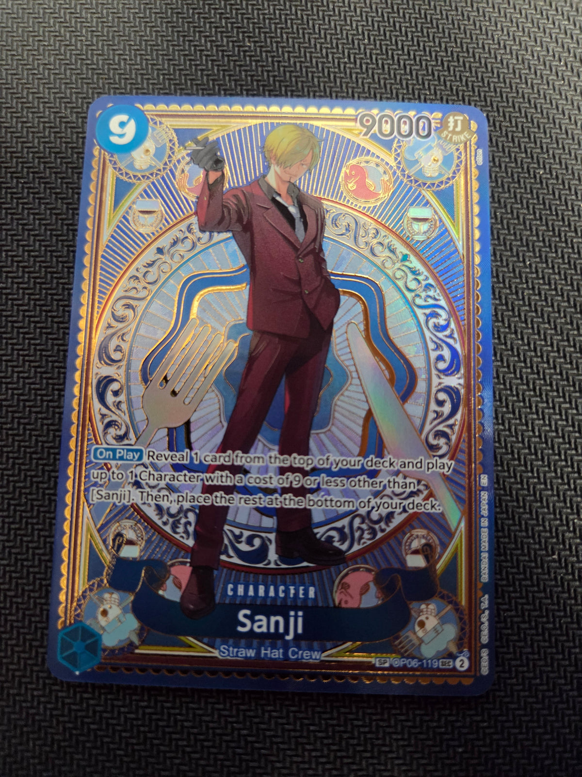 Sanji (SP) (OP06-119) - A Fist of Divine Speed Foil (Cabinet-NM)