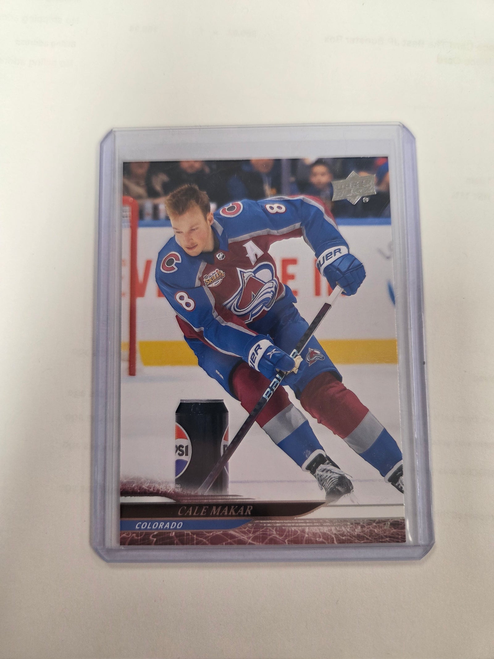 Cale Makar 2024-25 Upper Deck Extended All Star Skills Variation Picture #681 SP (cabinet)