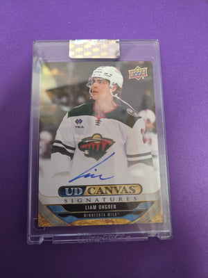 Liam Ohgren #CS-LO Clear Cut autograph (Cabinet)