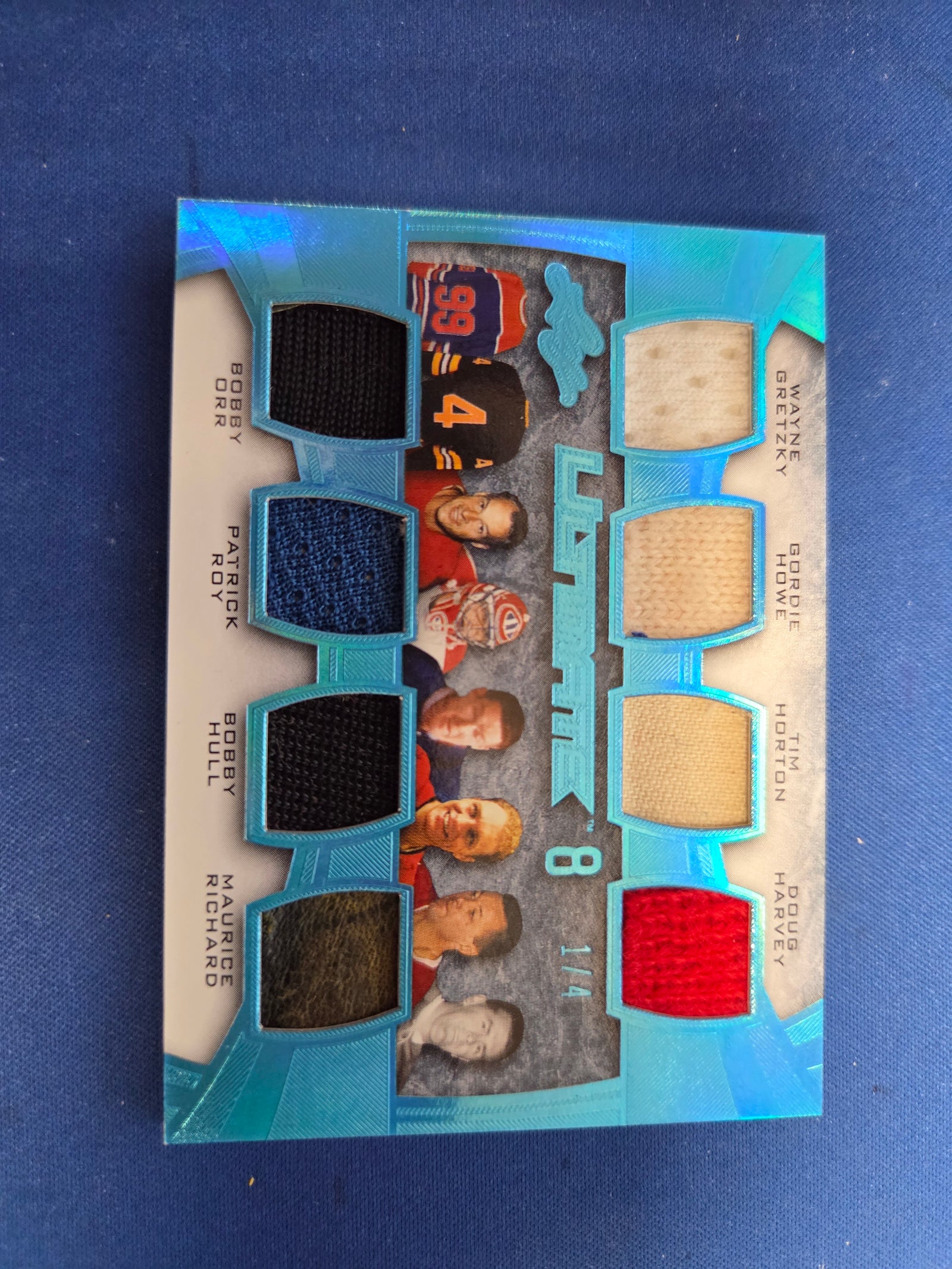 Gretzky/Howe/Horton/Harvey/Orr/Roy/Hull/Richard  #U8-01 Ultimate 1/4 (Cabinet-NM)