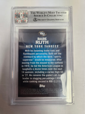 Beckett Authentic Babe Ruth #MBC3 1940-41 Patch (Cabinet)