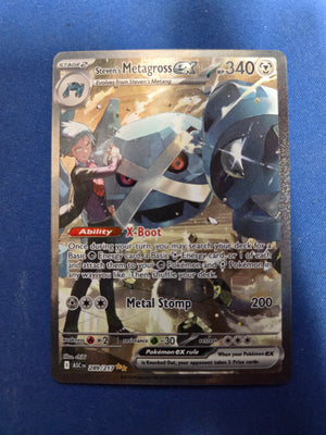 Steven's Metagross ex (289) Ascended Heroes SIR (Cabinet-NM)