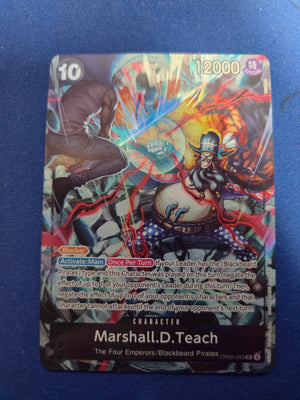 Marshall.D.Teach (093) (English Version 2nd Anniversary Set) (OP09-093) - One Piece Promotion Cards Foil (Cabinet-NM)
