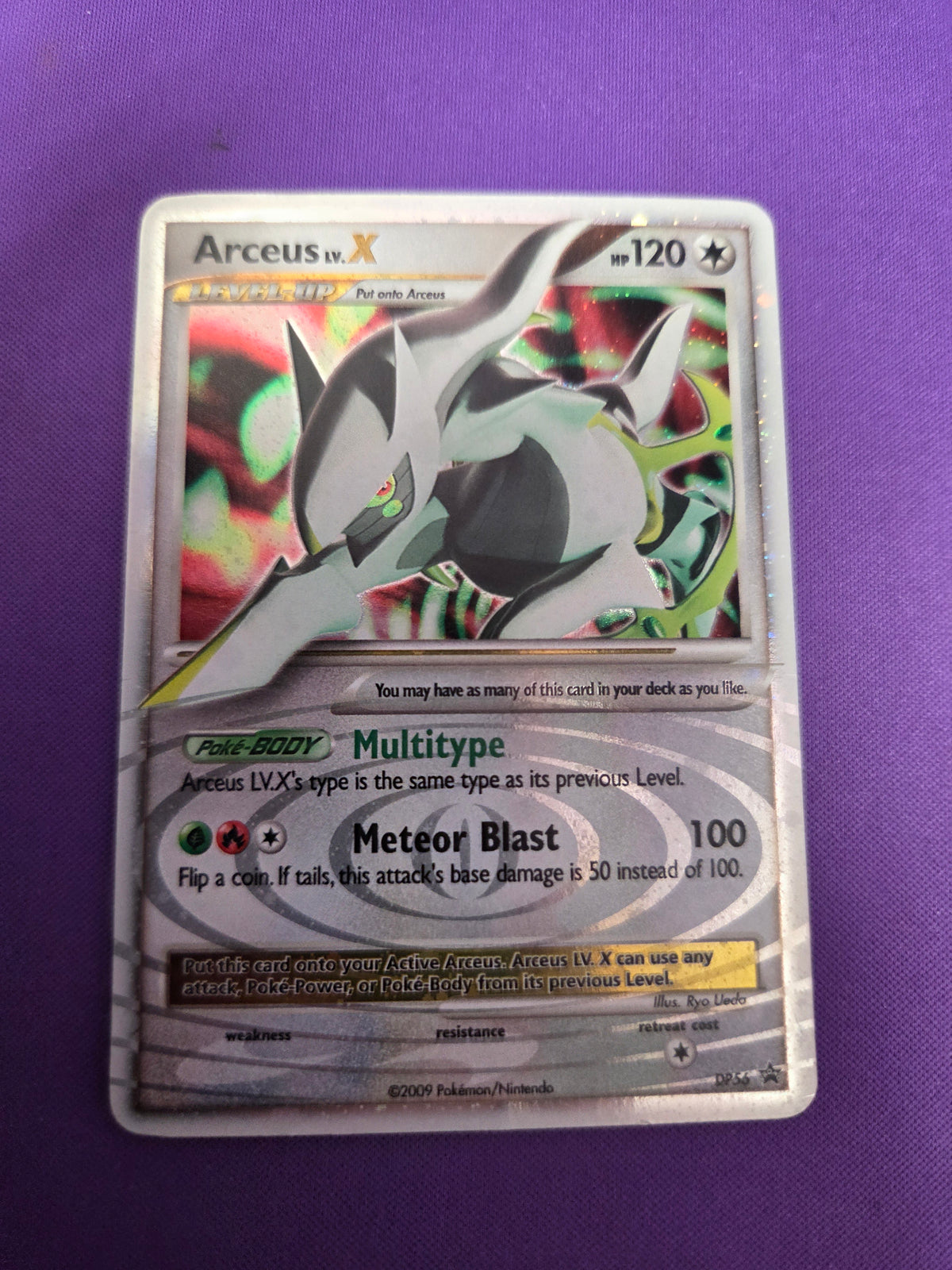 Lightly Played Arceus LV.X DP56/56 Promo Holofoil (Cabinet-LP)