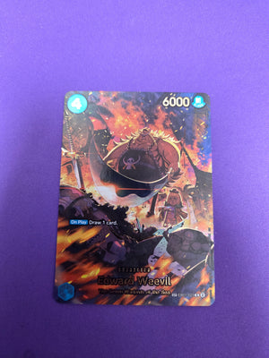 Edward Weevil - EB01-023 (SP) (Alternate Art) (EB01-023) - The Azure Sea's Seven Foil (Cabinet-NM)