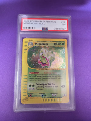 PSA 7 Meganium #18 Expedition Holo