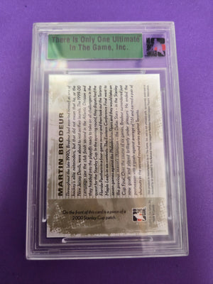 Martin Brodeur In The Game 2008/2009 Ultimate Memrobillia 9th Edition (Cabinet)