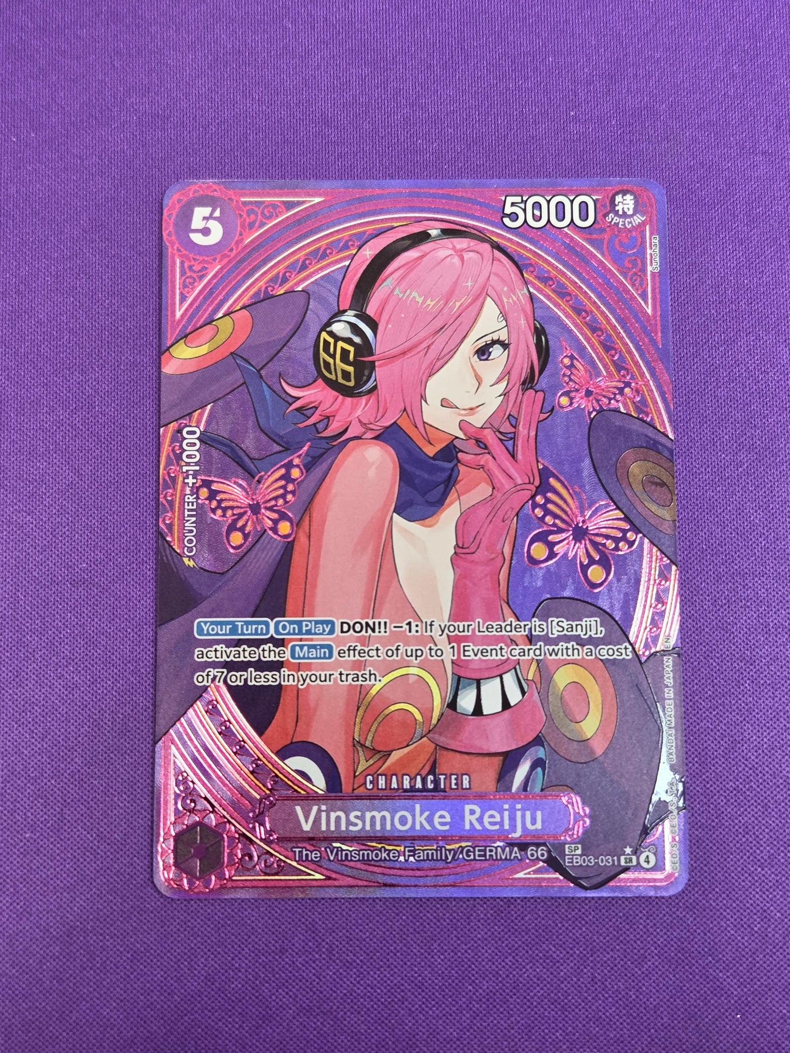 Vinsmoke Reiju (SP) (EB03-031) - Extra Booster: One Piece Heroines Edition Foil (Cabinet-NM)
