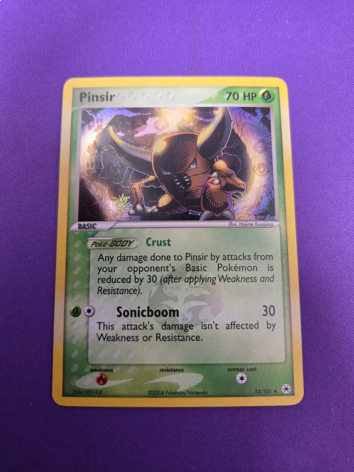 Pinsir (13)/101 Rare Reverse Holofoil (Cabinet-NM)