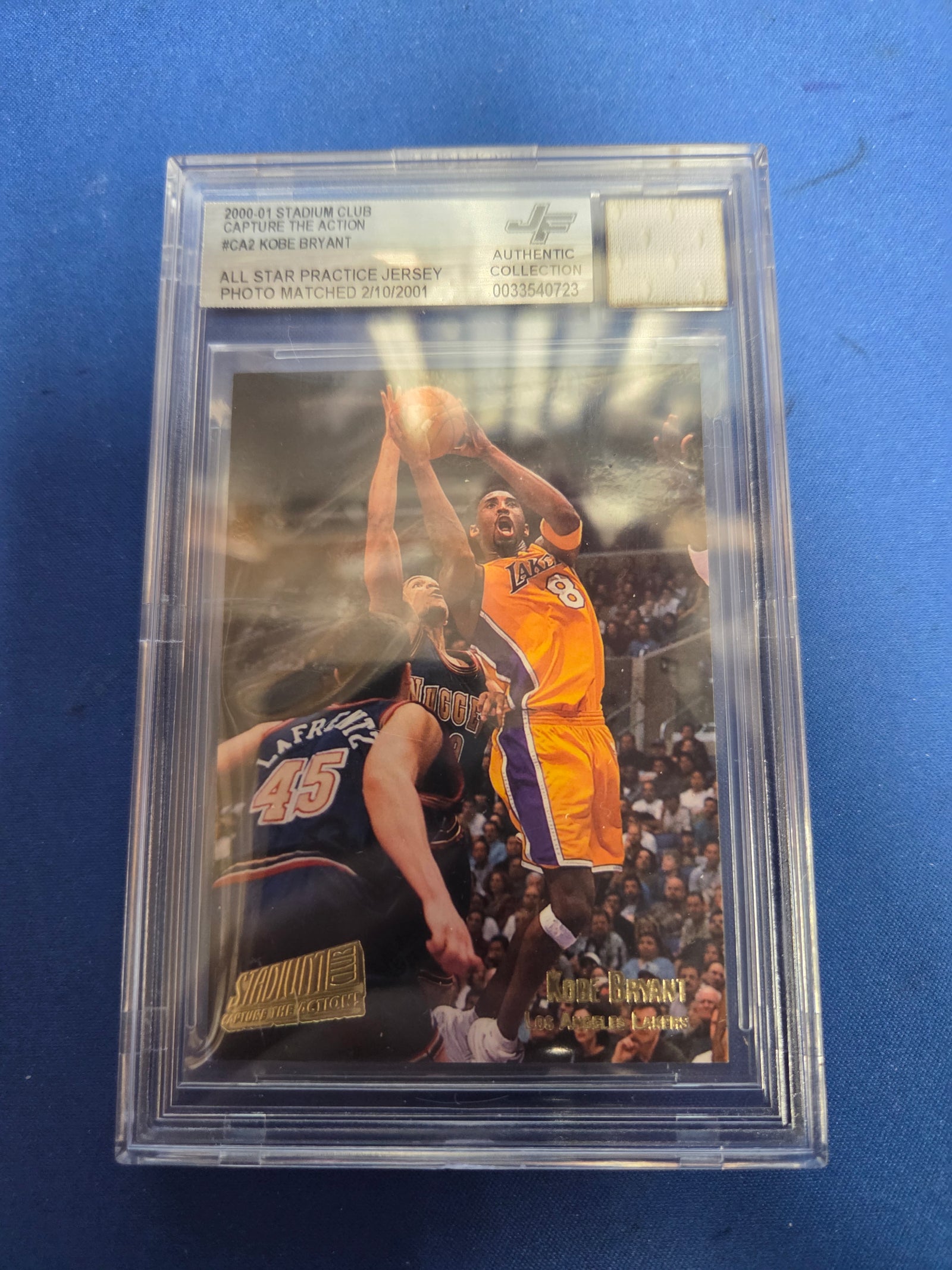 BGS Authentic Kobe Bryant #CA2 Photo Matched Patch