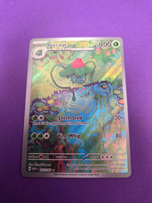 Ivysaur - 167/165 (167) Illustration Rare Holofoil (Cabinet-NM)
