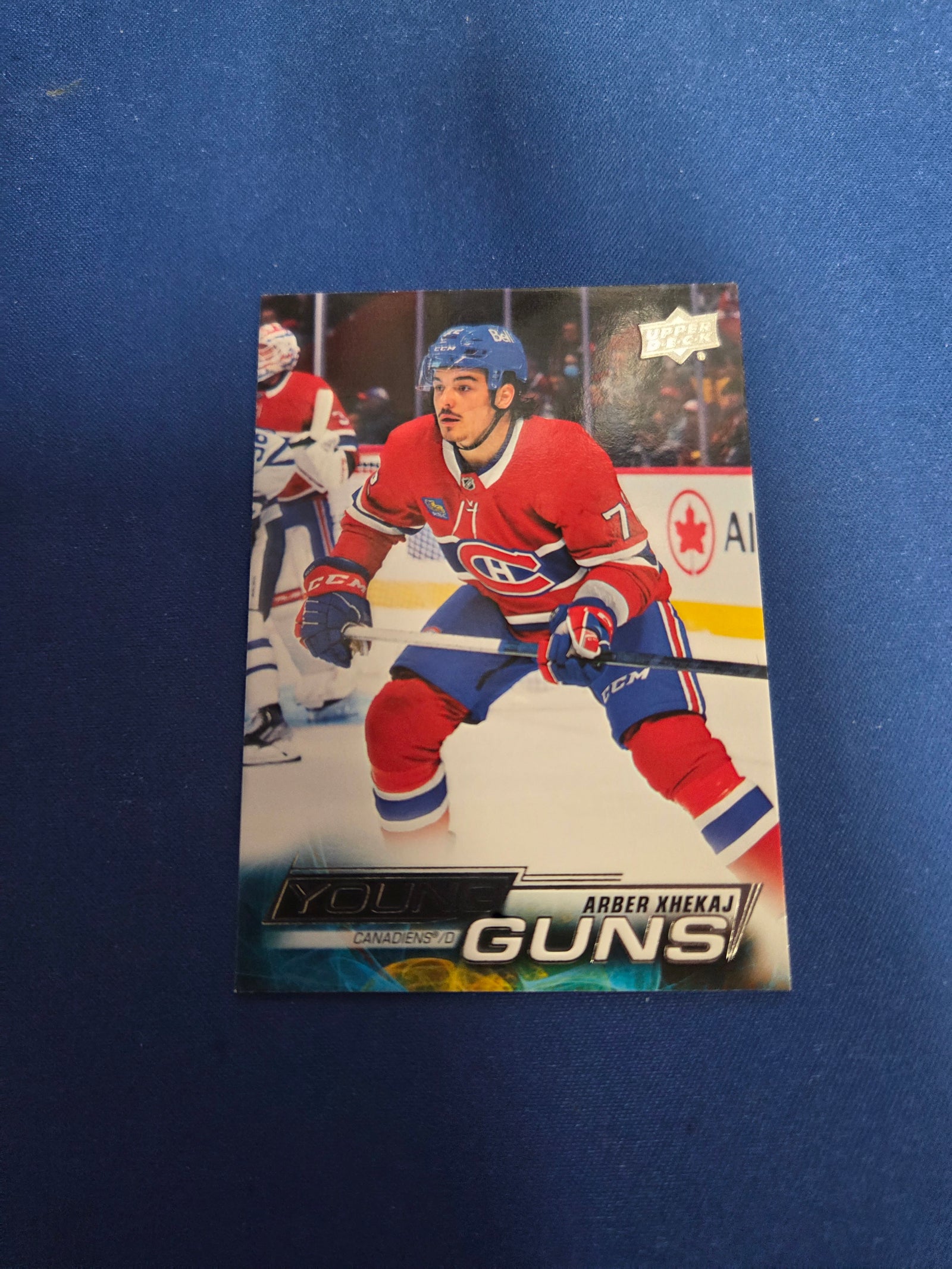 Arber xhekaj #490 Young Guns upper deck series 2 (cabinet-NM)