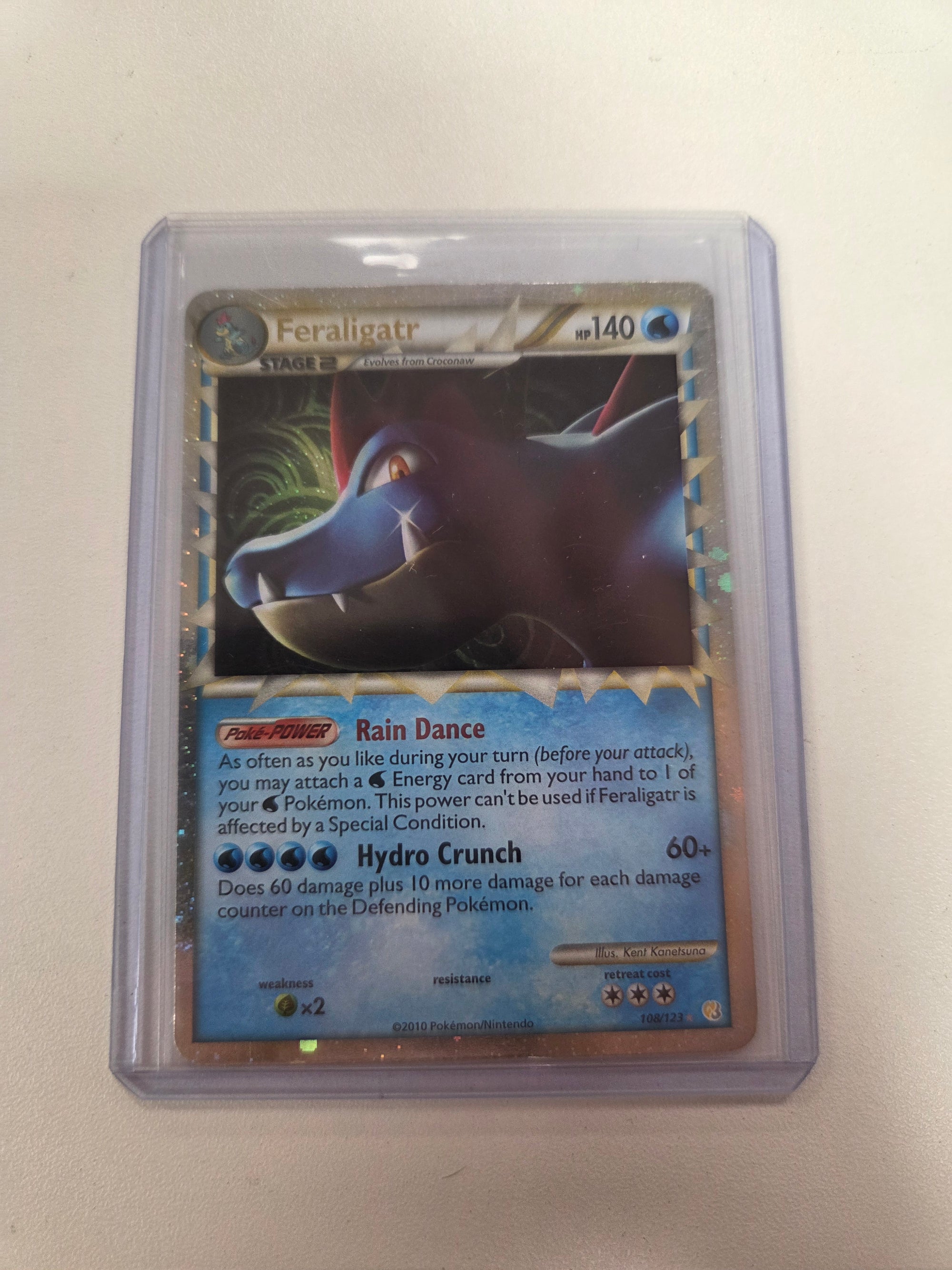 Feraligatr lightly played (Prime) (108)/123 Ultra Rare Holofoil (Cabinet)