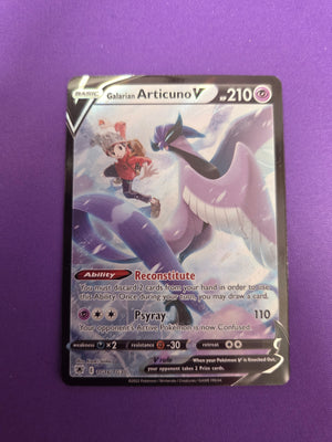 Galarian Articuno V (TG16)/30 Ultra Rare Holofoil (Cabinet-NM)