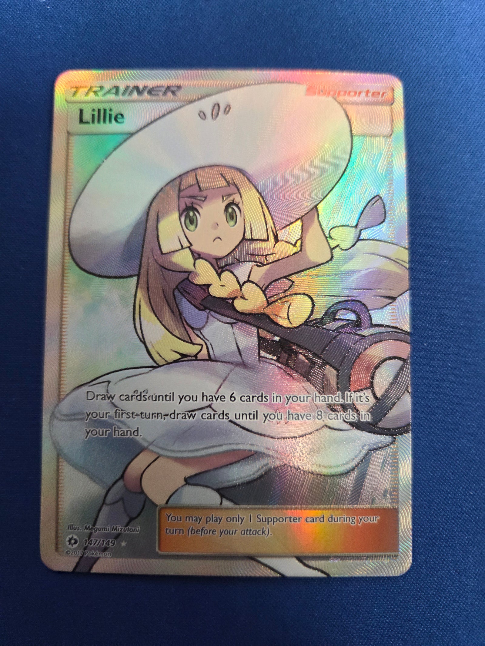 Lillie (Full Art) (147)/149 Ultra Rare Holofoil (Cabinet-NM)