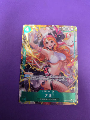 Nami JPN [Alternate Art] OP14-031 One Piece Japanese Azure Sea's Seven Near Mint