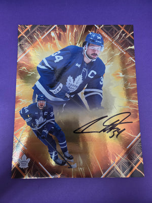 Auston Matthews Emanate Autograph 25/25 (cabinet-NM)