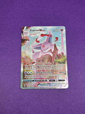 Espeon VMAX (Alternate Art Secret) (270)/264 Secret Rare Holofoil (Cabinet-NM)