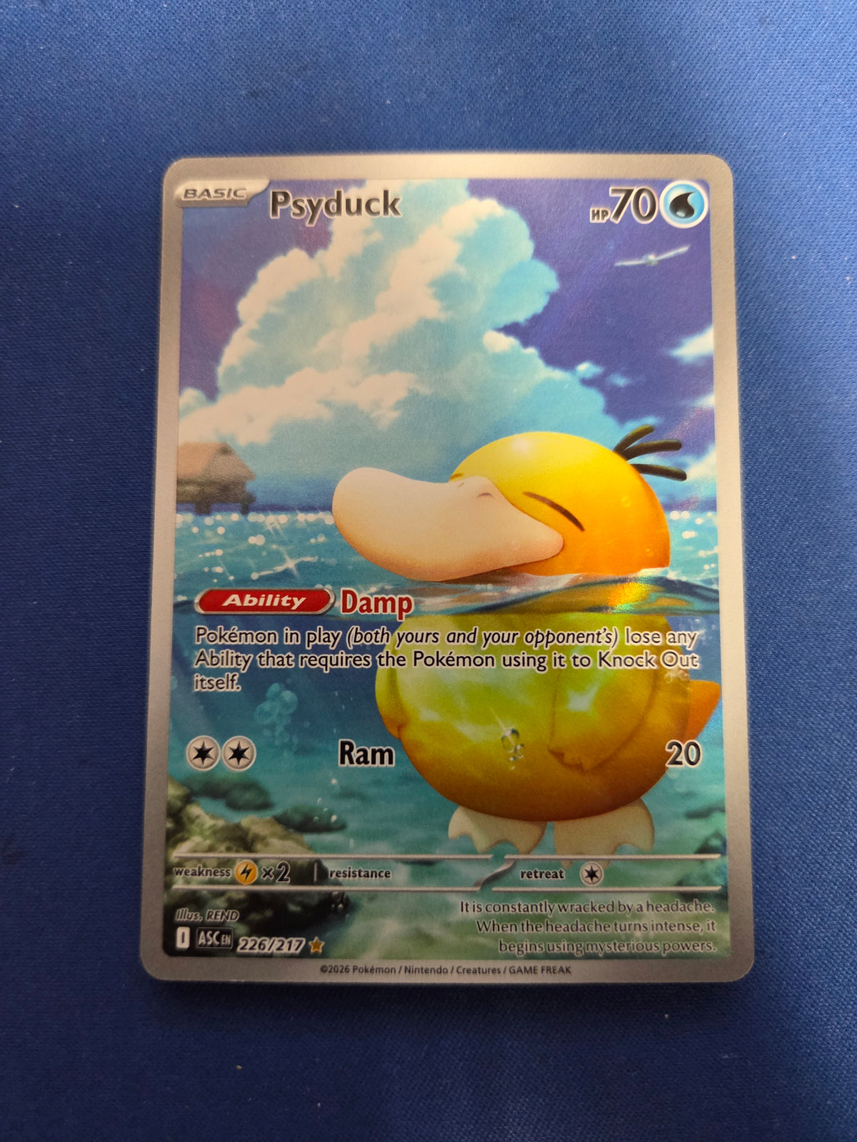 Psyduck - 226/217 (226) Illustration Rare Holofoil (Cabinet-NM)