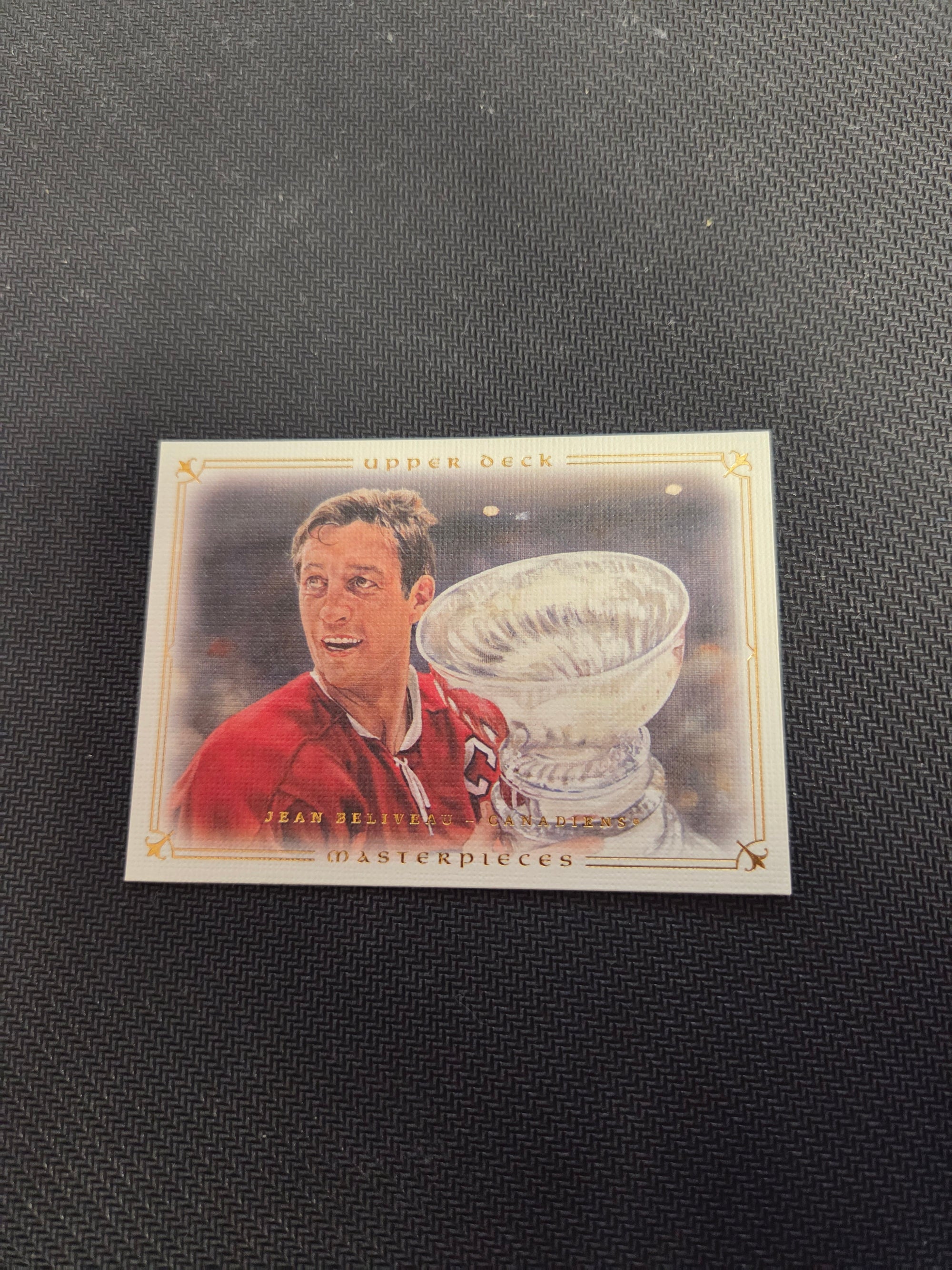 Jean Beliveau #55 masterpieces 2008-2009 (cabinet)