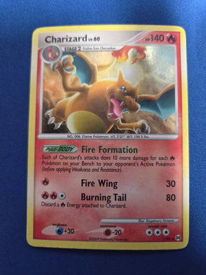 Lightly Played Charizard (1)/99 Holofoil (Cabinet-LP)