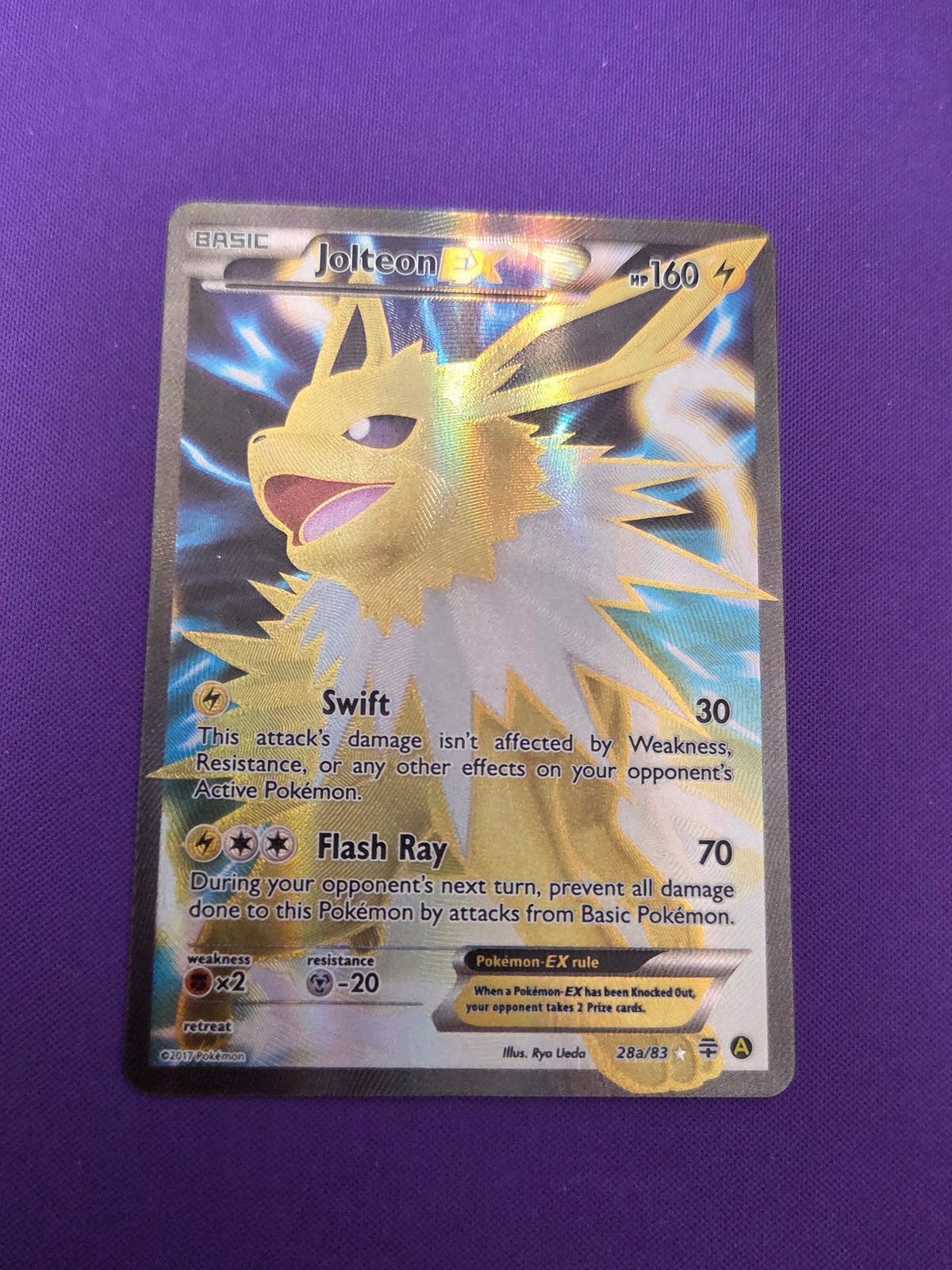 Jolteon EX - 28a/83 (28a)/83 Promo Holofoil (Cabinet-NM)