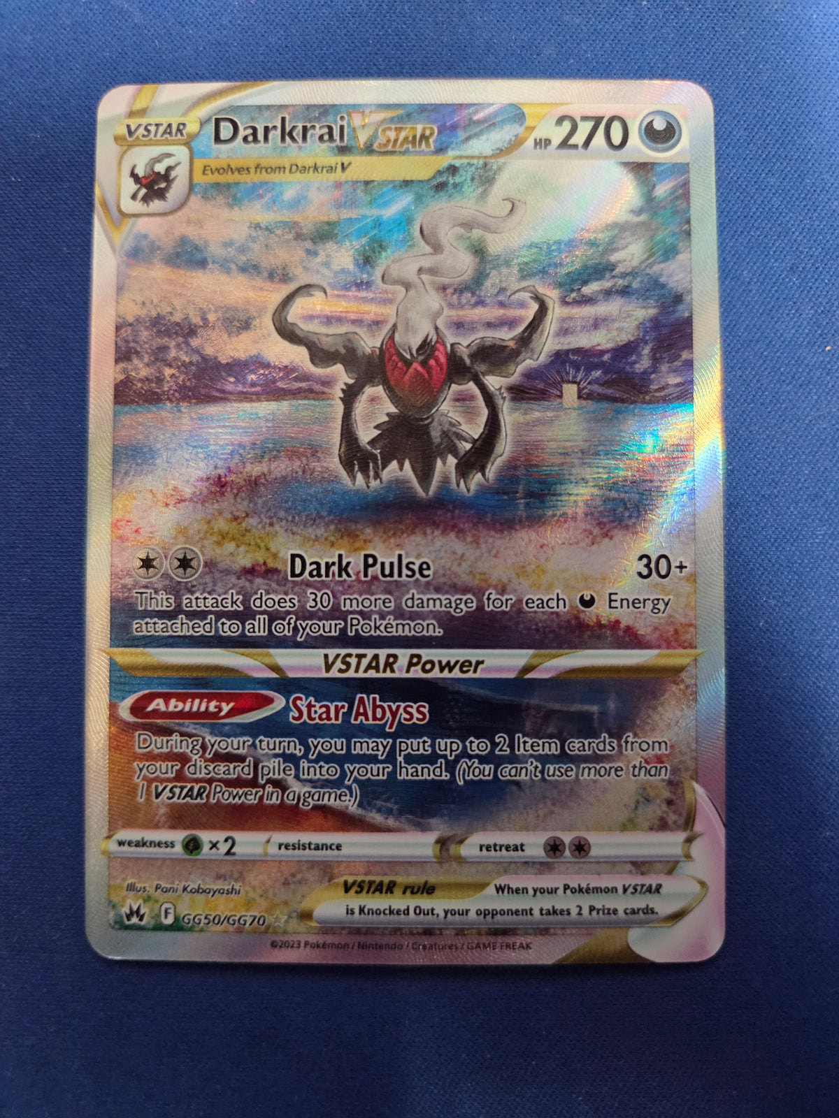 Darkrai VSTAR (GG50)/70 Ultra Rare Holofoil (Cabinet-NM)