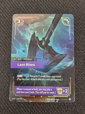 Last Rites (150/221) - Spiritforged Foil (Cabinet-NM)