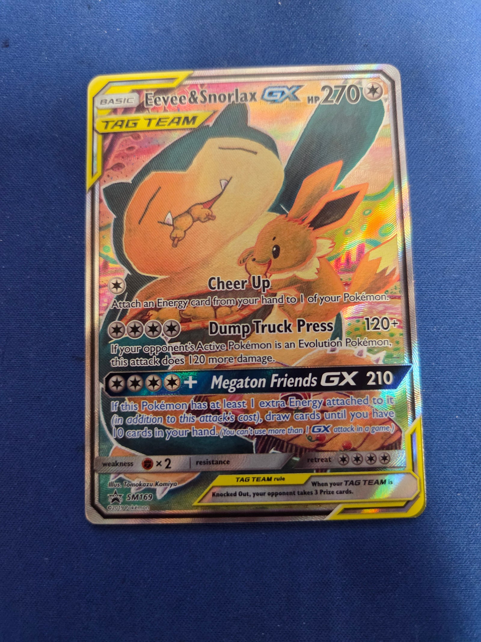Eevee & Snorlax GX - SM169 (SM169)/248 Promo Holofoil (Cabinet-NM)