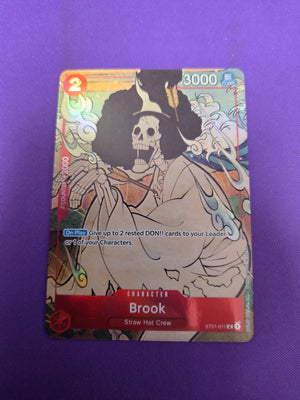 Brook (English Version 1st Anniversary Set) (ST01-011) - One Piece Promotion Cards Foil (Cabinet-NM)