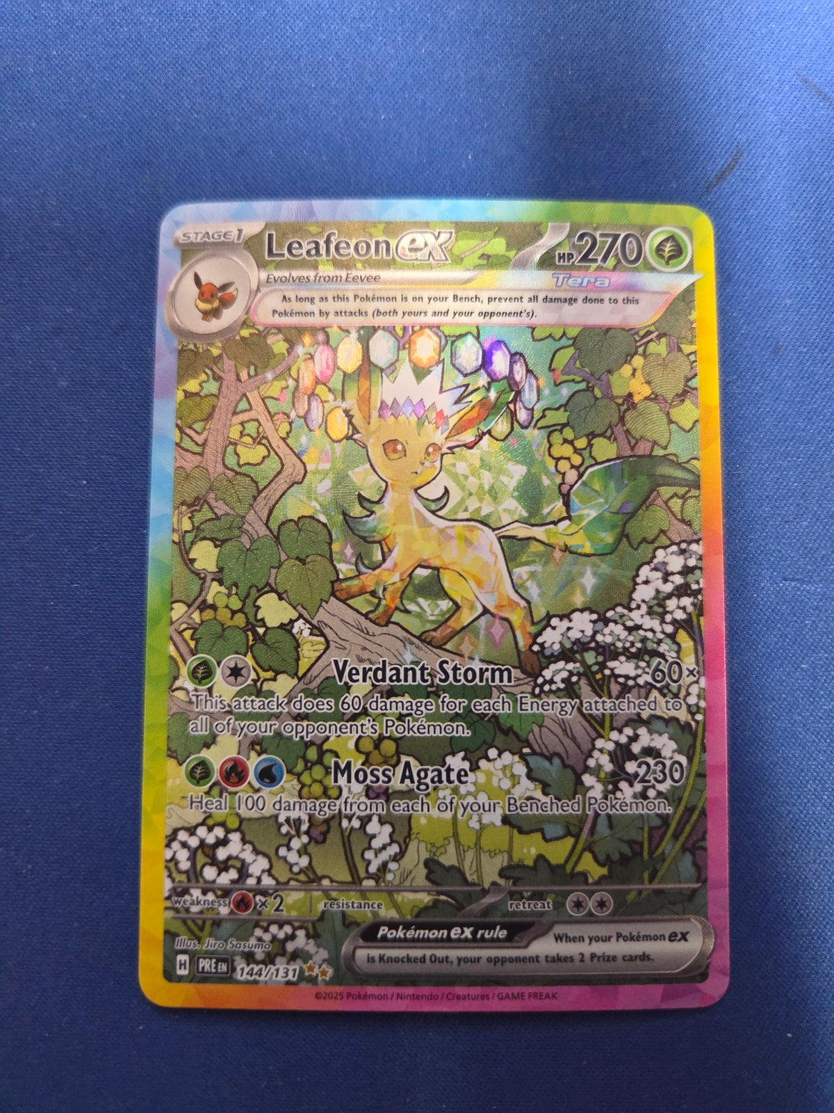 Leafeon ex - 144/131 Prismatic Evolutions SIR (Cabinet-NM)