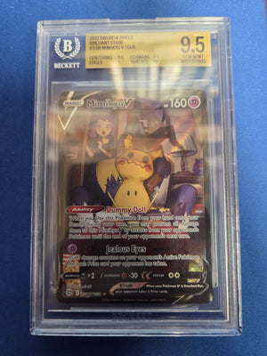 Beckett 9.5 Mimikyu V #TG16 Brilliant Stars