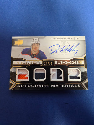 Dylan Holloway #PRA-DH 14/15 Autograph Materials Rookie Auto Patch (Cabinet-NM)