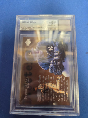Derek Jeter Jersey Fusion Beckett Authentic #141 (Jersey Patch)